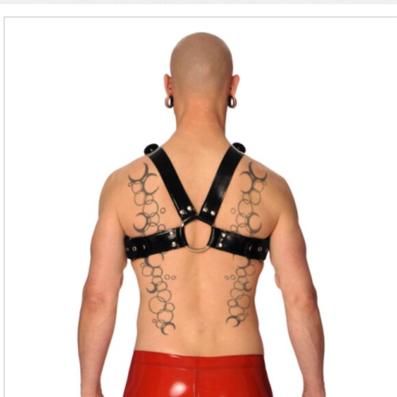 Libidex Men's Latex Harness - Atticus Harness - Picture 2 of 4